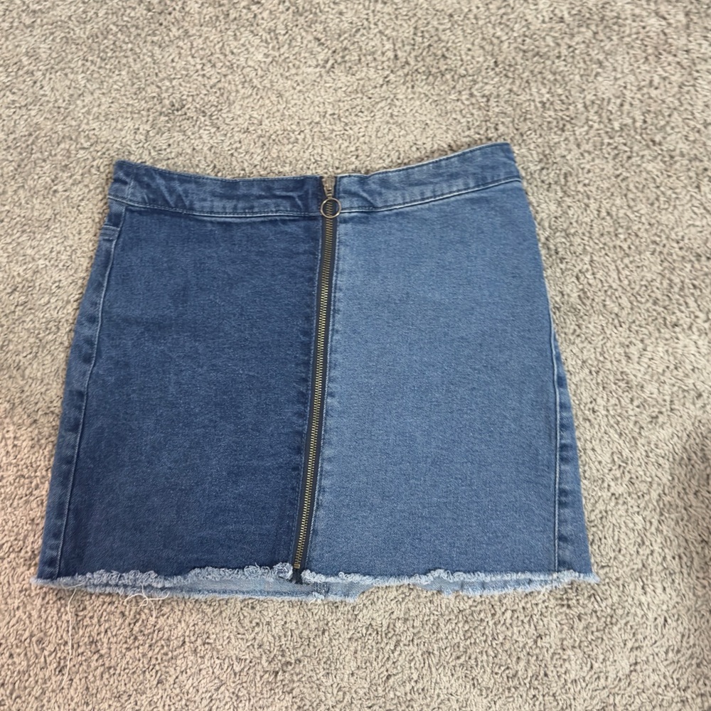 Wild Fable Blue Denim Mini Skirt